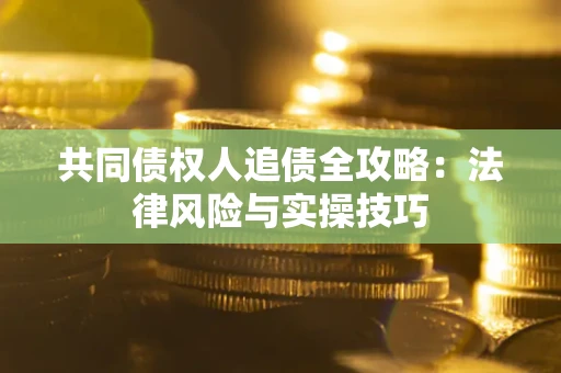 武汉共同债权人追债全攻略：法律风险与实操技巧