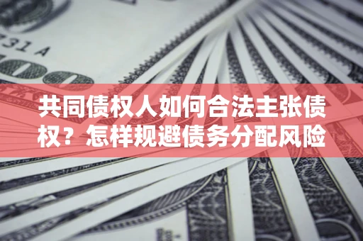 武汉共同债权人如何合法主张债权？怎样规避债务分配风险？