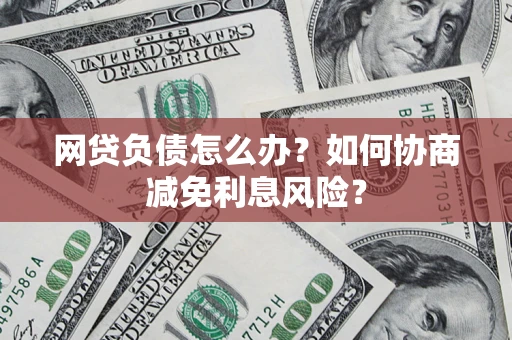 武汉网贷负债怎么办？如何协商减免利息风险？