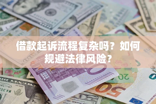 武汉借款起诉流程复杂吗？如何规避法律风险？