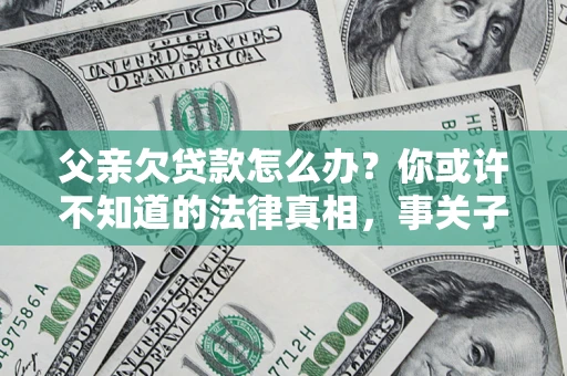 武汉父亲欠贷款怎么办？你或许不知道的法律真相，事关子女未来