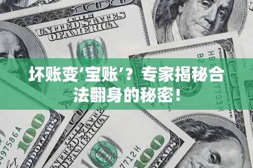 武汉坏账变‘宝账’？专家揭秘合法翻身的秘密！
