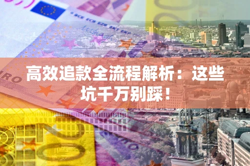 武汉高效追款全流程解析：这些坑千万别踩！