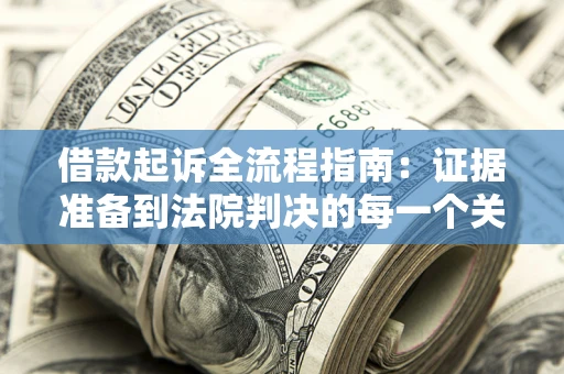武汉借款起诉全流程指南：证据准备到法院判决的每一个关键步骤