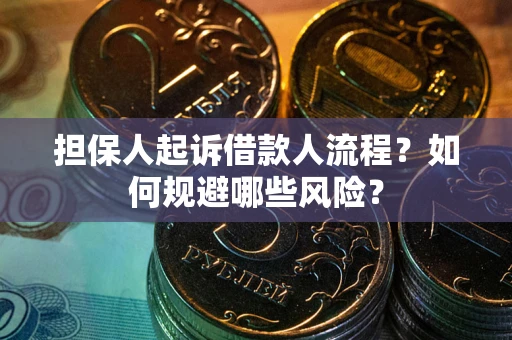 武汉担保人起诉借款人流程？如何规避哪些风险？
