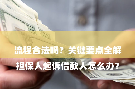 武汉

担保人起诉借款人怎么办？流程合法吗？关键要点全解析