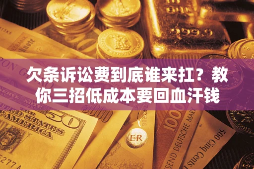 武汉欠条诉讼费到底谁来扛？教你三招低成本要回血汗钱
